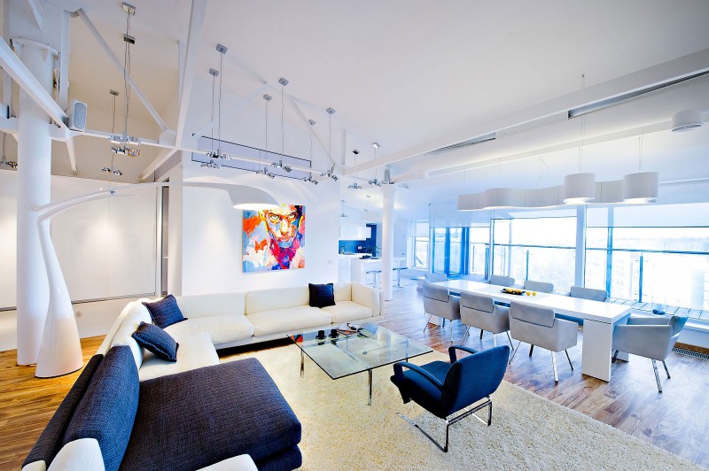 loft apartment, amenajare interioara de lux, modern interiori design at top level, moder design loft apartment
