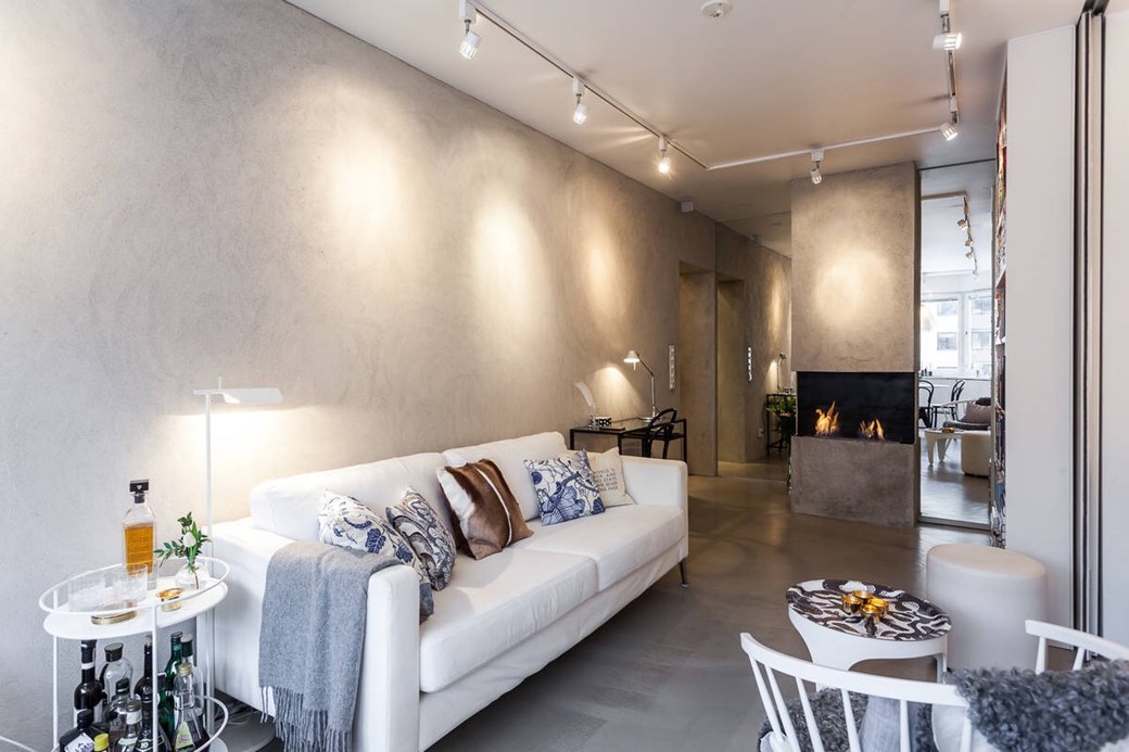 Patul în dulap într-o garsonieră de 34 m² 3